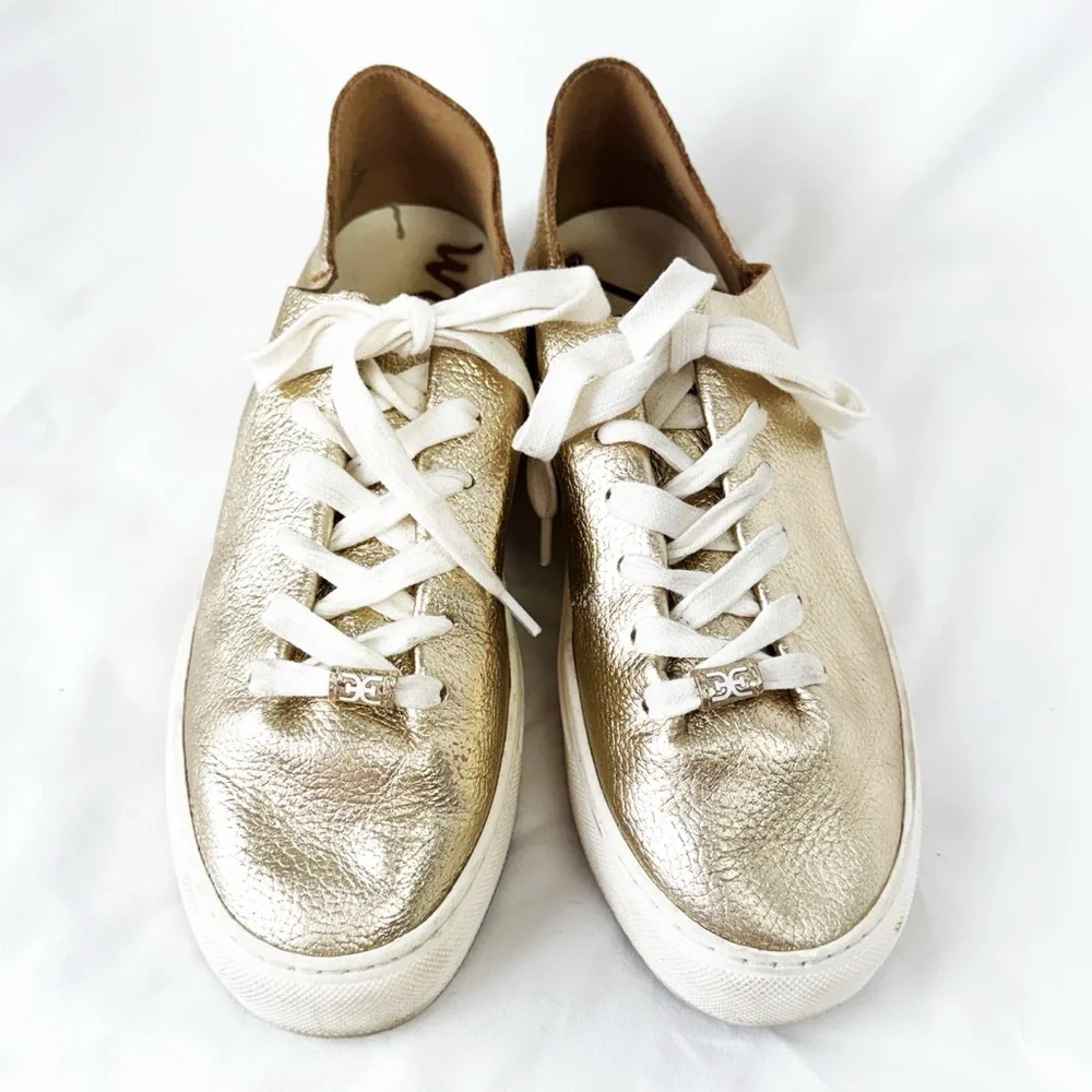 Sam Edelman metallic gold